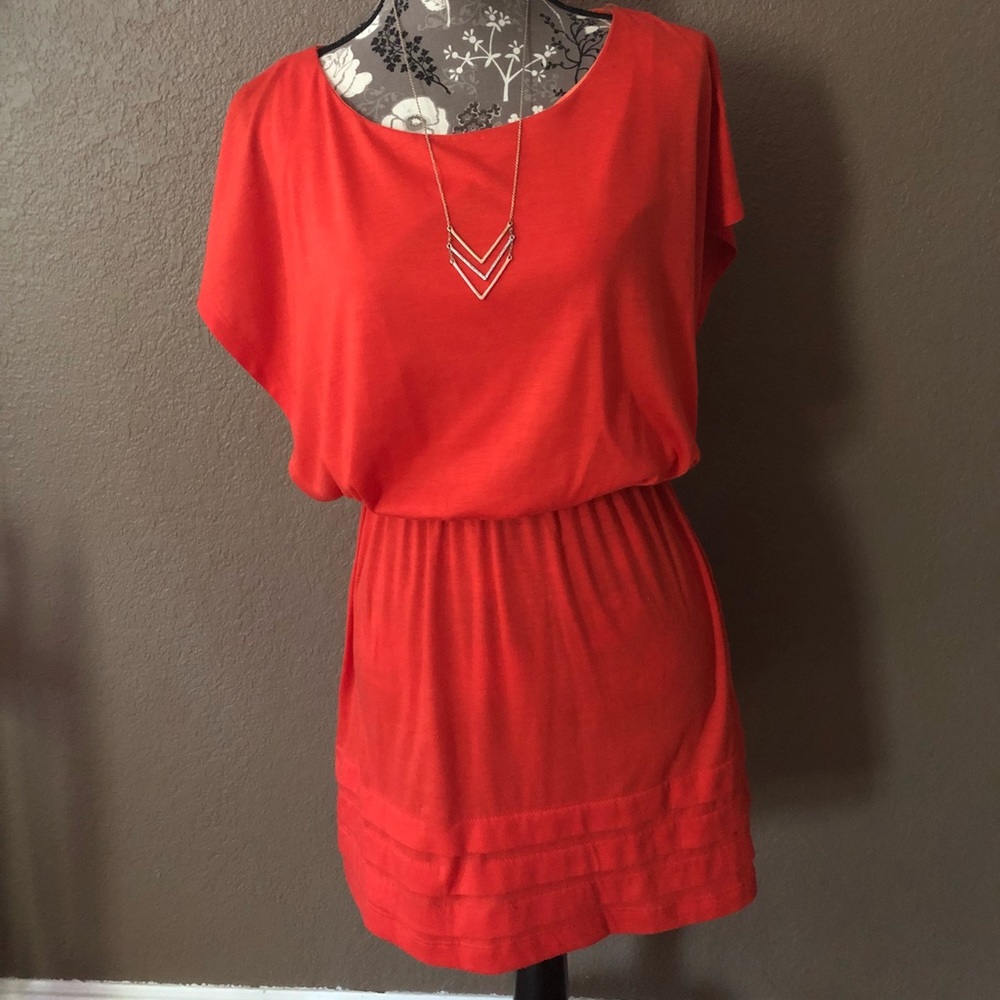 Orange dress